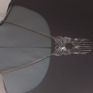 Vintage butterfly necklace